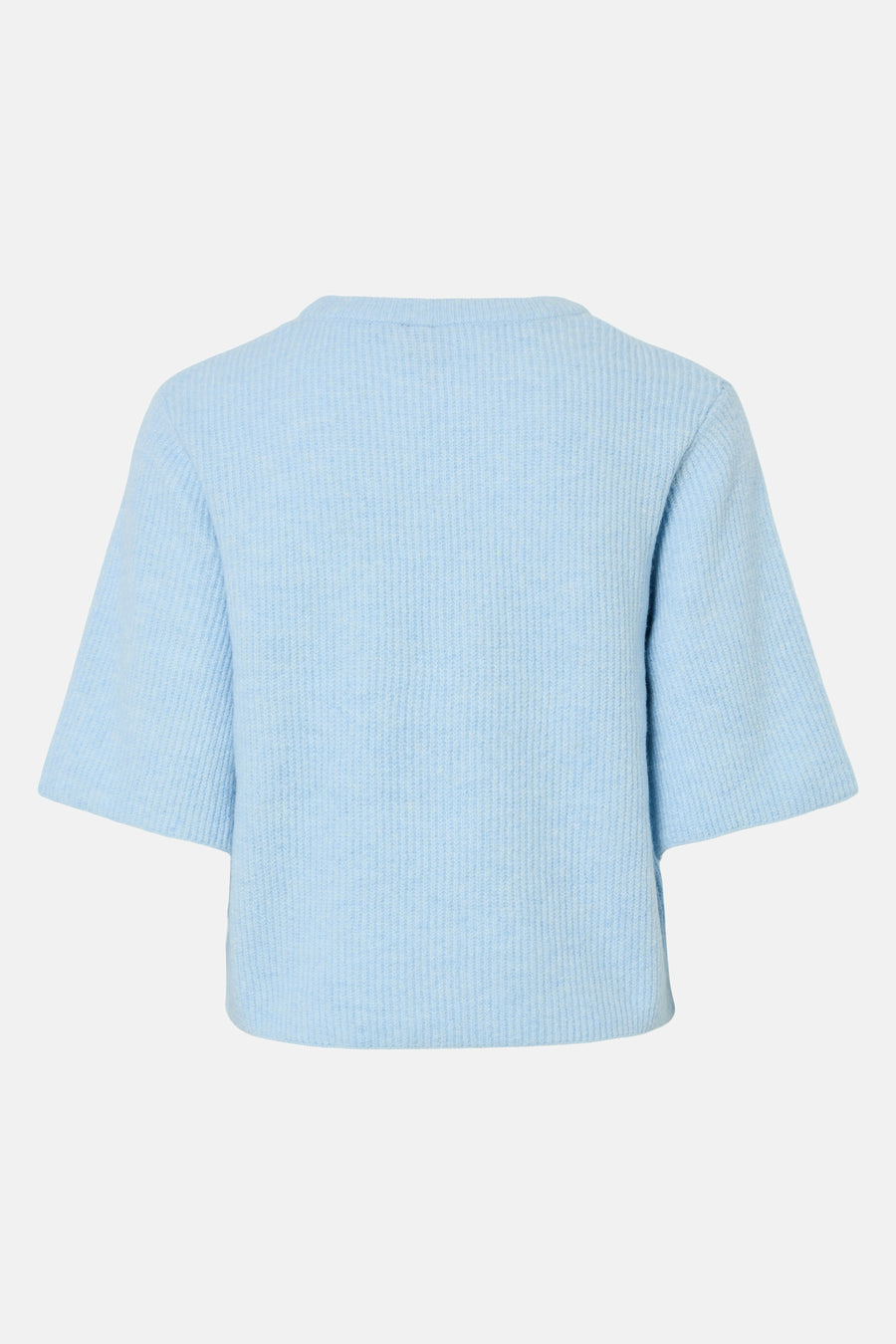 Pull à col rond - Bleu clair - PIECES®