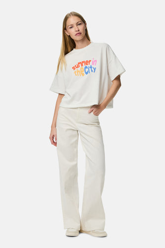 PCCHILLI SUMMER 2/4 LOOSE PRINT SWEAT BC