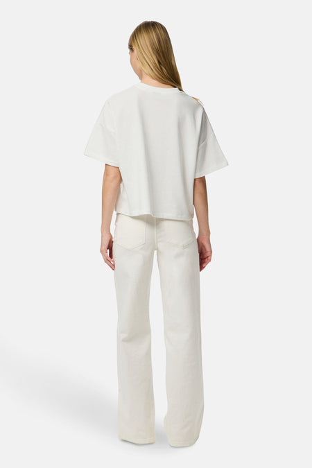 T-shirt (korte mouwen) Wit - PIECES®