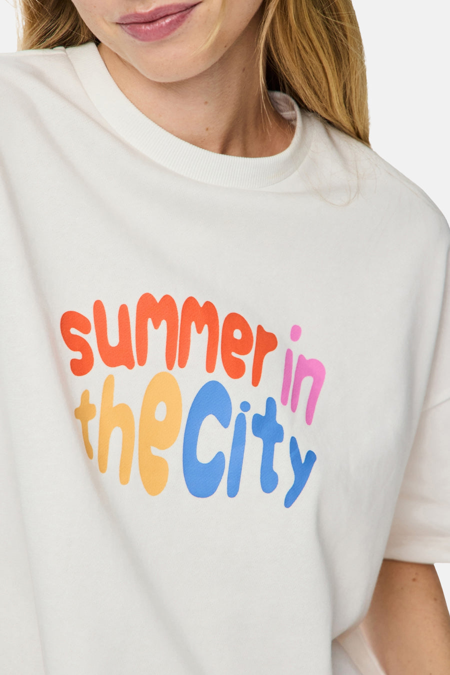 T-shirt à manches courtes - blanc - PIECES®