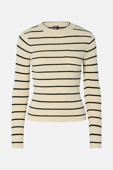 PCMIRA NEW LS O-NECK KNIT NOOS BC