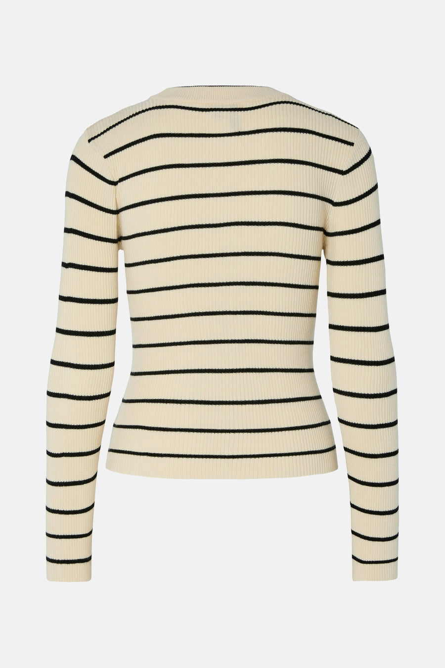 Pull met ronde hals - beige - PIECES®