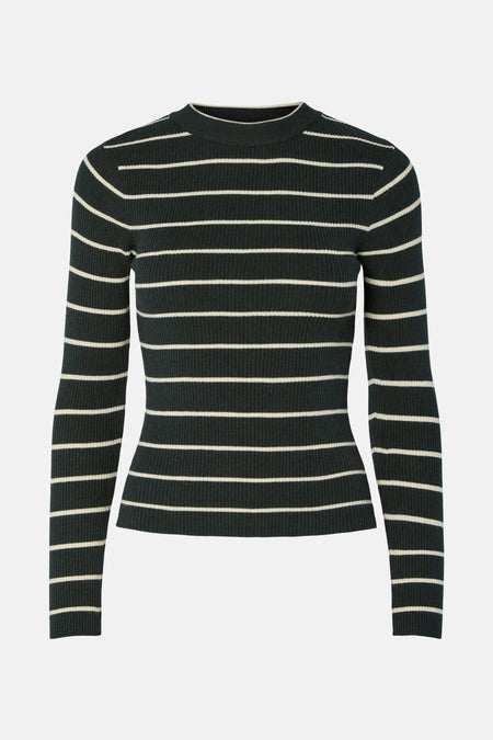 PCMIRA NEW LS O-NECK KNIT NOOS BC