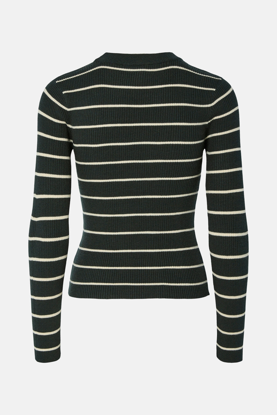 Pull met ronde hals - groen - PIECES®