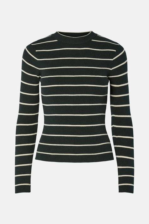 PCMIRA NEW LS O-NECK KNIT NOOS BC