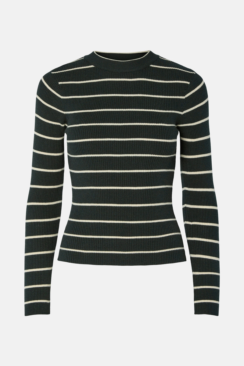 PCMIRA NEW LS O-NECK KNIT NOOS BC