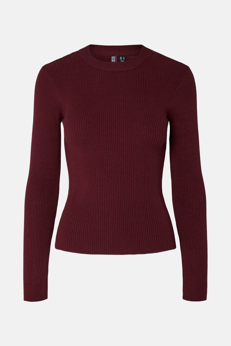 PCMIRA NEW LS O-NECK KNIT NOOS BC