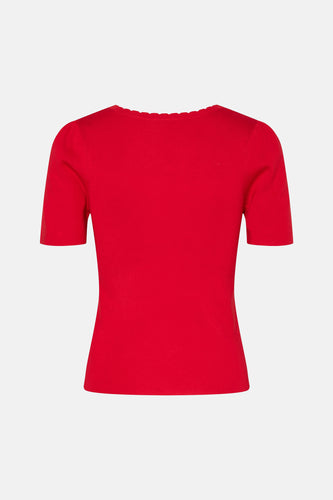 T-shirt met korte mouwen - rood - PIECES®