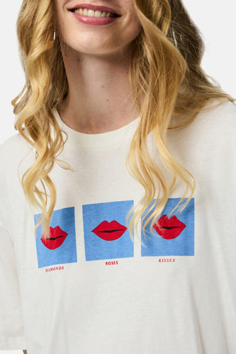 T-shirt met korte mouwen - wit - PIECES®