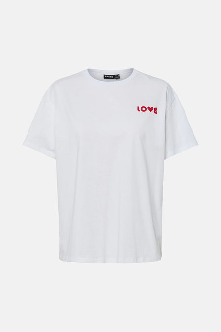 T-shirt met korte mouwen - wit
