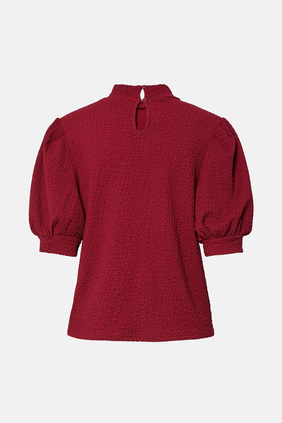 Blouse met korte mouwen - rood