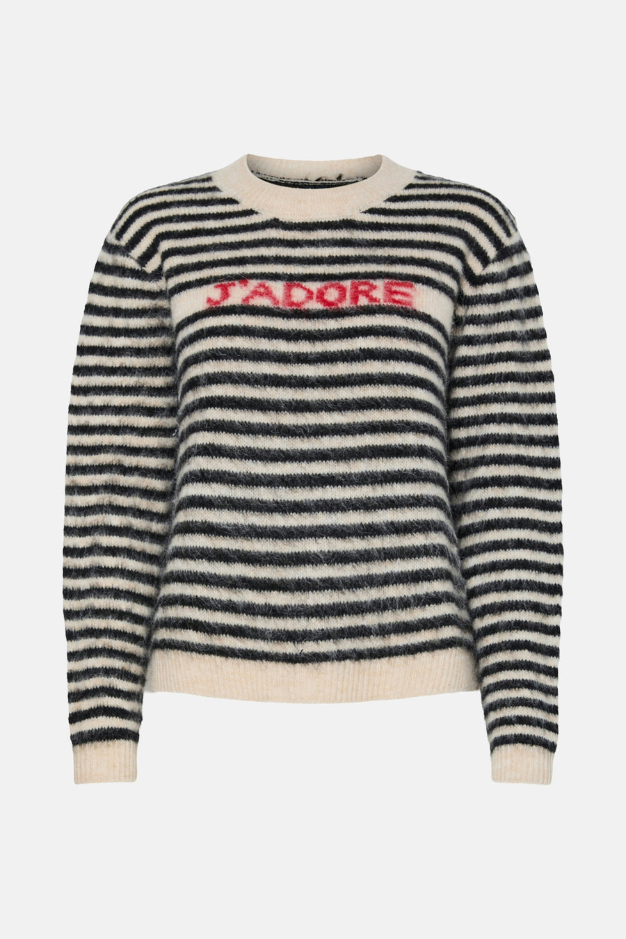 Pull à col rond - noir - PIECES® - 5