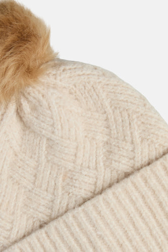 Muts - beige - PIECES®