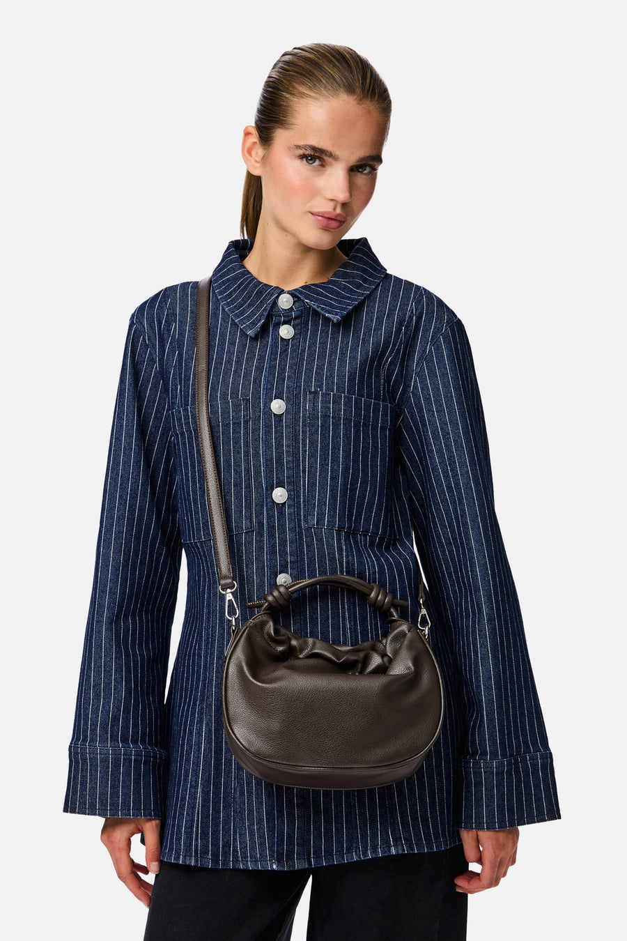 Handtas - bruin - PIECES®