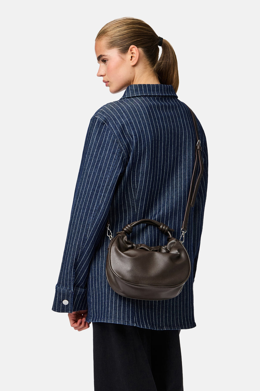 Handtas - bruin - PIECES®