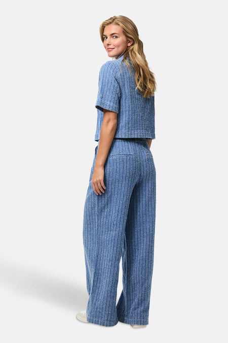 PCMALBA HW WIDE DENIM  PANTS