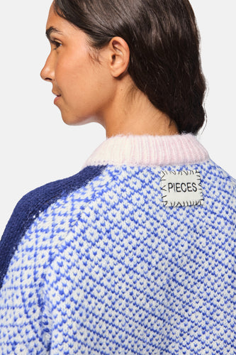 Pull met ronde hals - Multicolor - PIECES®