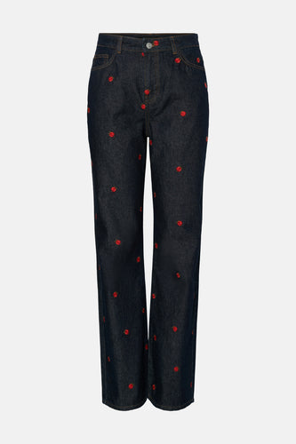 PCJAVA HW STRAIGHT JEANS BC