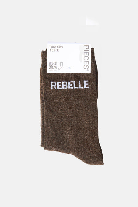 Chaussettes brun - PIECES®