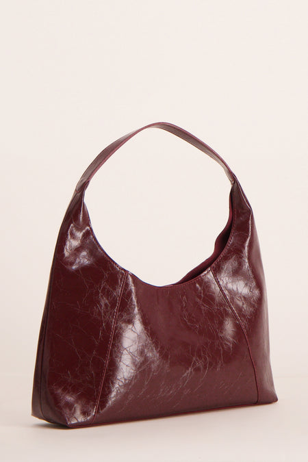 Sac à bandoulière bordeaux - PIECES®