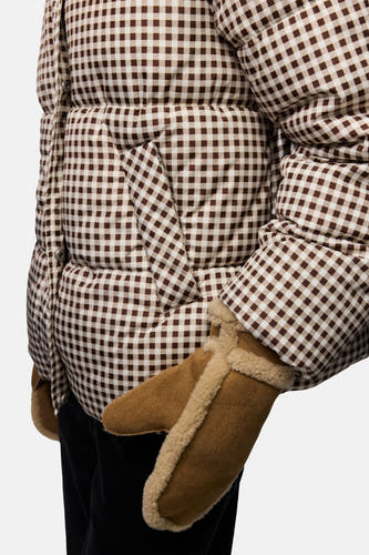 Wanten cognac - PIECES®