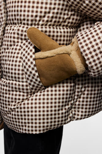 Wanten cognac - PIECES®