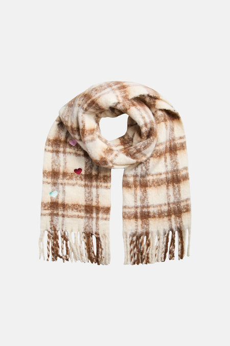 Wintersjaals beige - PIECES®