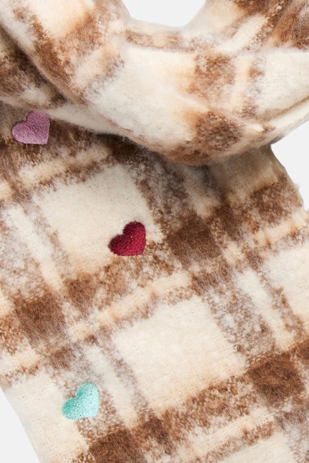 Wintersjaals beige - PIECES®