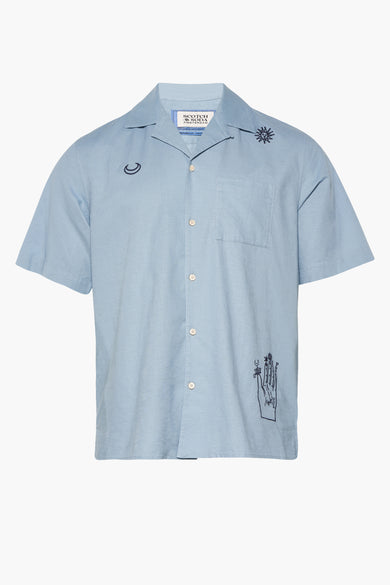Chemise (manches courtes) Bleu - SCOTCH & SODA