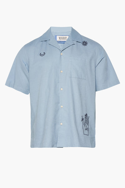 Hemd (korte mouwen) Blauw - SCOTCH & SODA