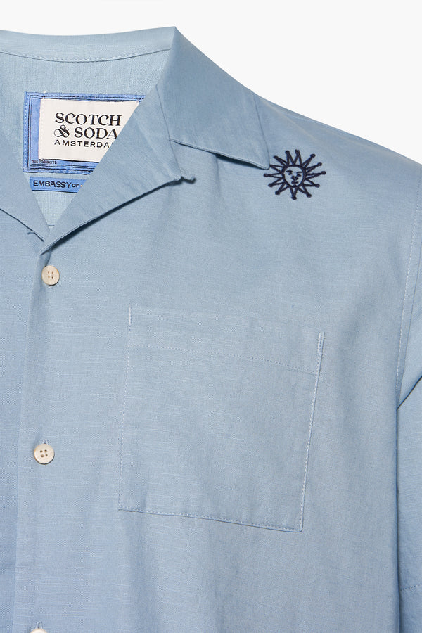 Hemd (korte mouwen) Blauw - SCOTCH & SODA