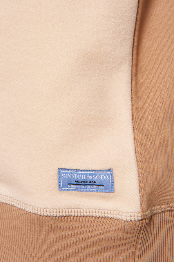 Sweater met ronde hals Ecru - SCOTCH & SODA