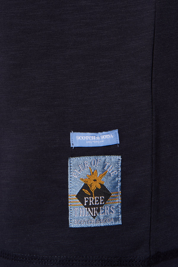Sweater met ronde hals Blauw - SCOTCH & SODA