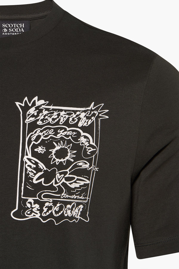 T-shirt (korte mouwen) Groen - SCOTCH & SODA
