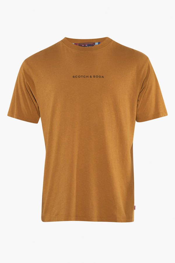 T-shirt (korte mouwen) Oranje - SCOTCH & SODA