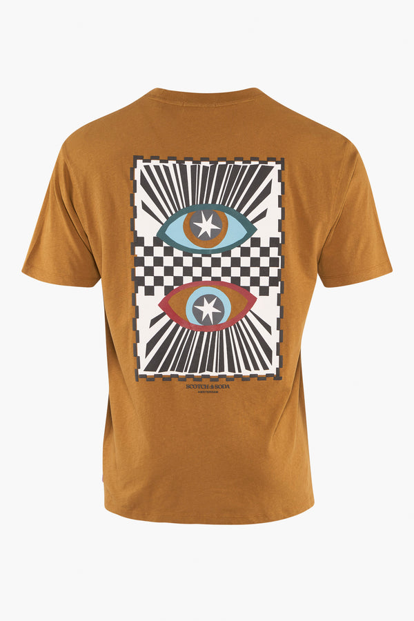 T-shirt (korte mouwen) Oranje - SCOTCH & SODA