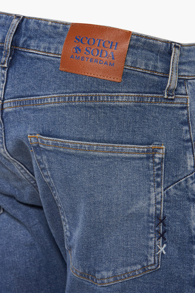 Jeans straight Mid blue denim - SCOTCH & SODA