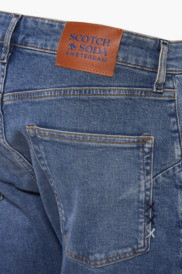 Jeans straight Mid blue denim - SCOTCH & SODA