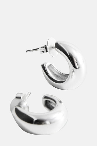 Oorring zilver - MANGO - MANGO