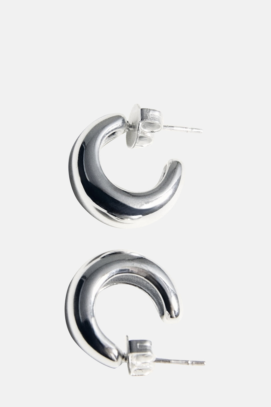 Oorring zilver - MANGO - MANGO