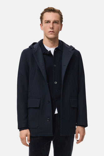 Korte jas - Donkerblauw - MANGO - 6