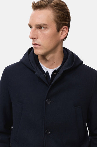 Korte jas - Donkerblauw - MANGO - 6