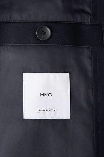 Korte jas - Donkerblauw - MANGO - 6