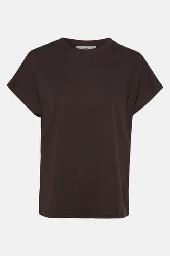 T-shirt met korte mouwen - bruin - MANGO