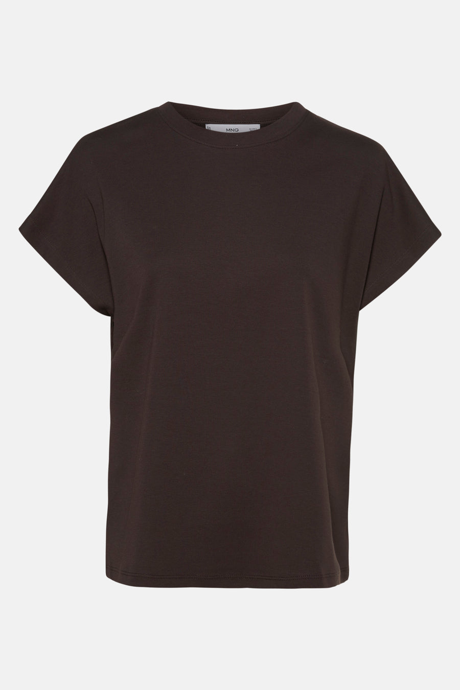 T-shirt met korte mouwen - bruin - MANGO