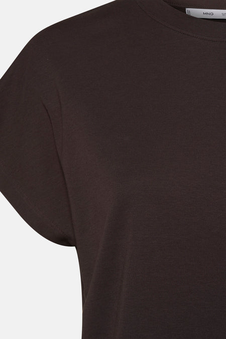 T-shirt met korte mouwen - bruin