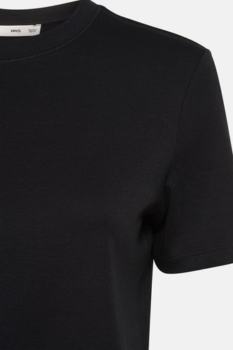 T-shirt met korte mouwen - bruin - MANGO