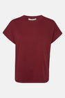 T-shirt met korte mouwen - Bordeaux