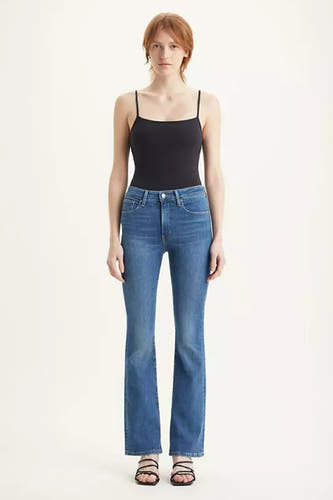 Bootcut jeans - mid blue denim
