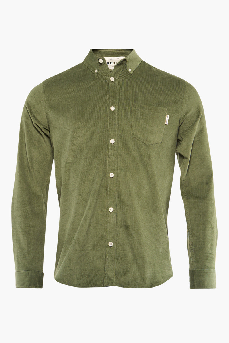 Hemd met lange mouwen - groen